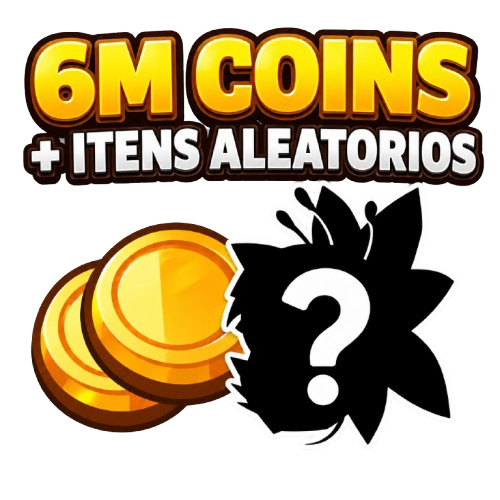 🎈 🪙6M COINS + ITENS ALEATORIOS🪙