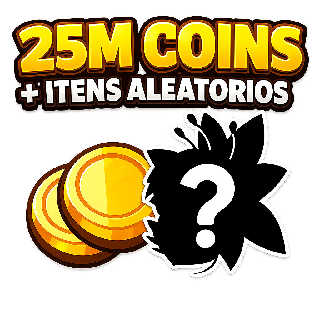 🎈 🪙25M COINS + ITENS ALEATORIOS🪙