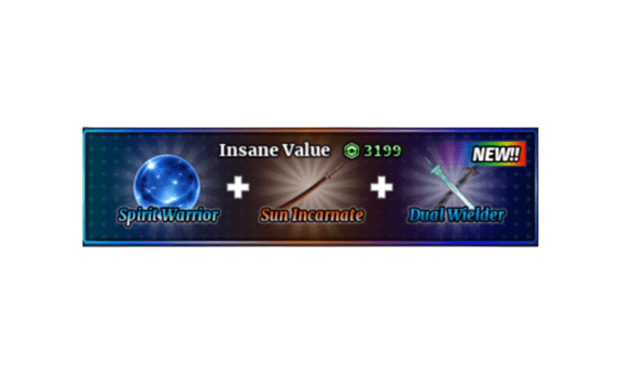 SPIRIT WARRIOR + SUN INCARNATE + DUAL WELDER