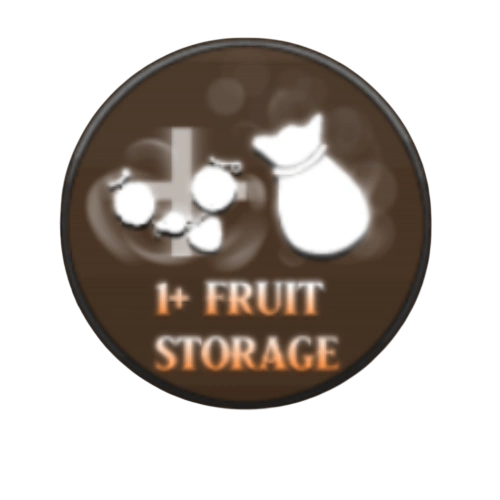 1+ FRUIT STORAGE