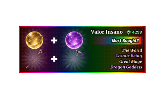 THE WOLRD + COSMIC BEING + GREAT MAGE + DRAGON GODDES