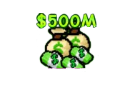 $500M