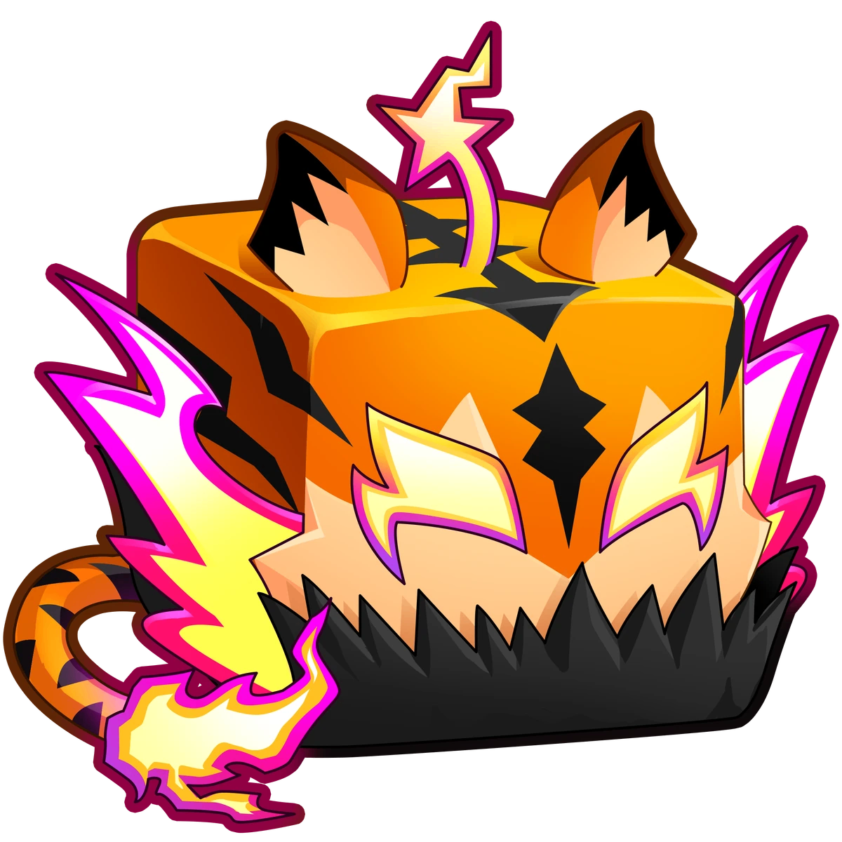 🐯TIGER🐯+ FRUTAS E ITENS E LVL RANDOM