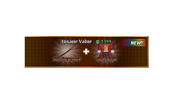 SUN INCARNATE + SUN OUTFIT