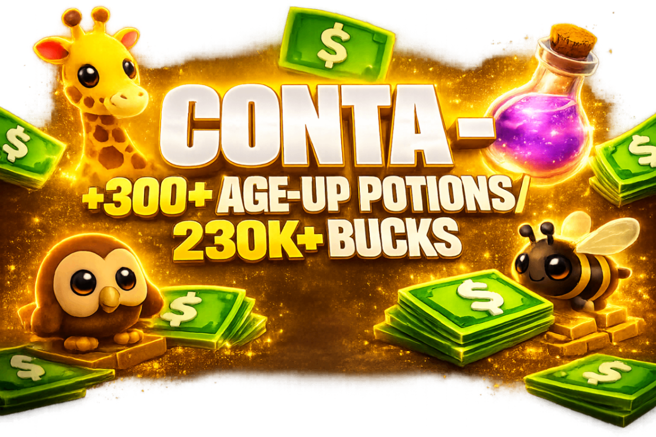 🧪300+ AGE-UP POTIONS/💸230K+ BUCKS