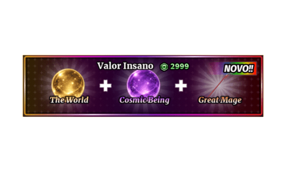 THE WOLRD + COSMIC BEING + GREAT MAGE